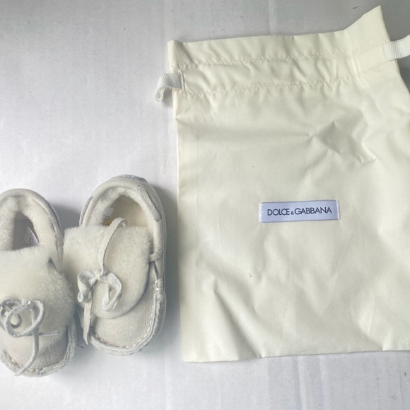 Dolce&Gabbana Baby shearling loafers size 18 EU (6-9month) - Picture 5 of 7